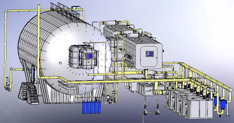 多因素復(fù)合環(huán)境模擬醫(yī)學科學實驗艙的制冷系統(tǒng)(圖1)